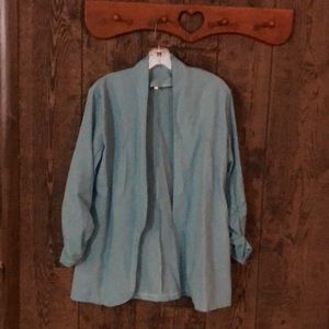 Turquoise dress jacket
